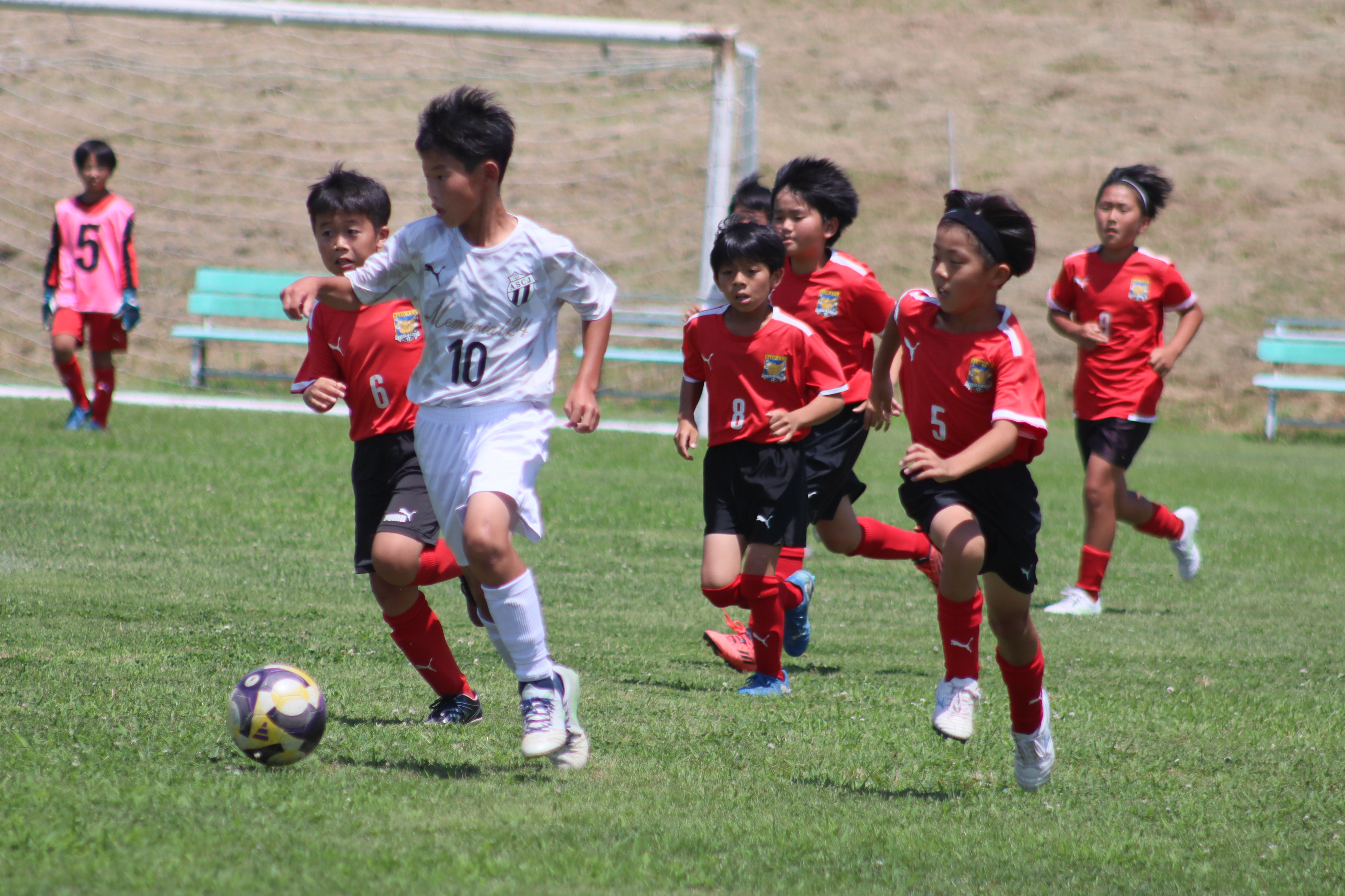 真夏の熱戦、躍動する未来のエースたち 「第22回足利市サッカー大会U